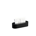 Oval Marble Business Card Holder (Jet Black)